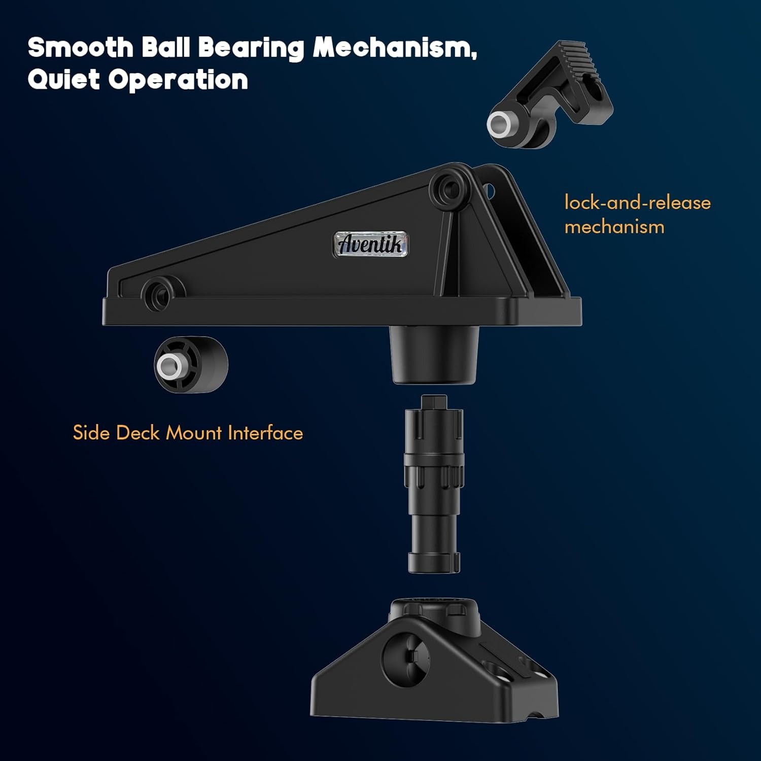 Fish Finder Mount - 사이드 데크 마운트가 있는 카약 앵커